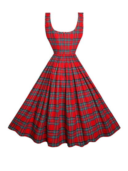 MTO - Michelle Dress "Christmas Gone Plaid"