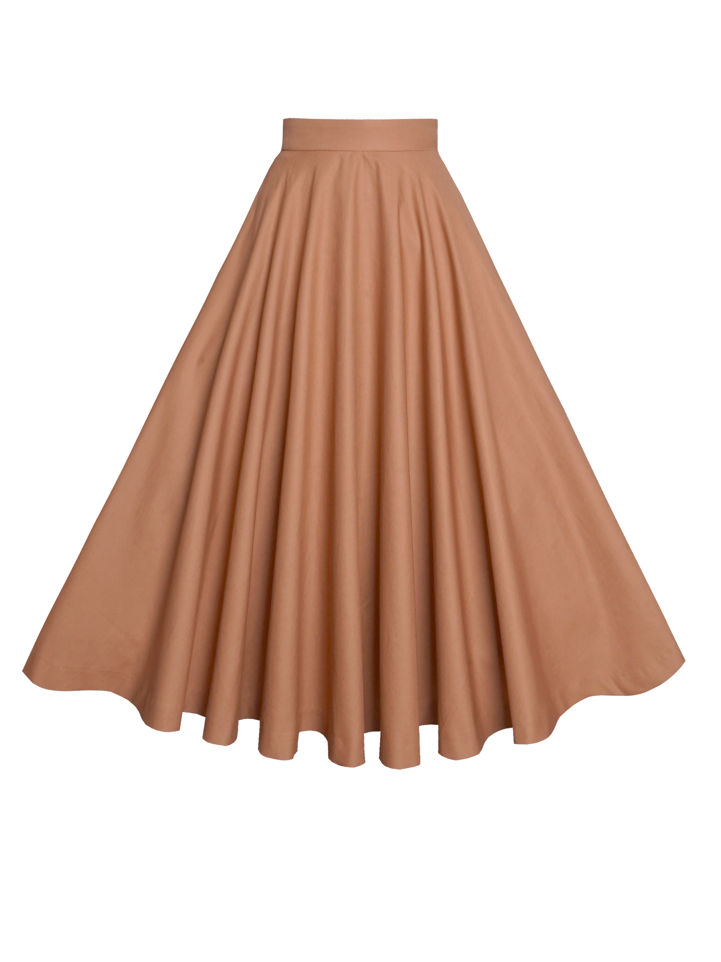 MTO - Lindy Skirt Chocolate Brown Cotton