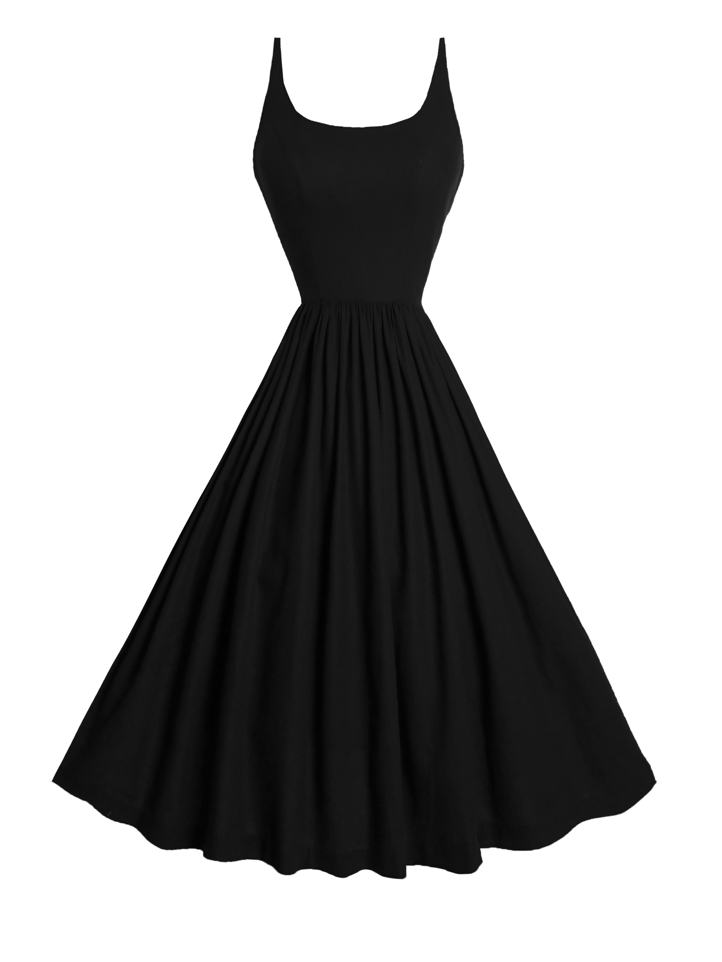 MTO - Penelope Dress Midnight Black Linen