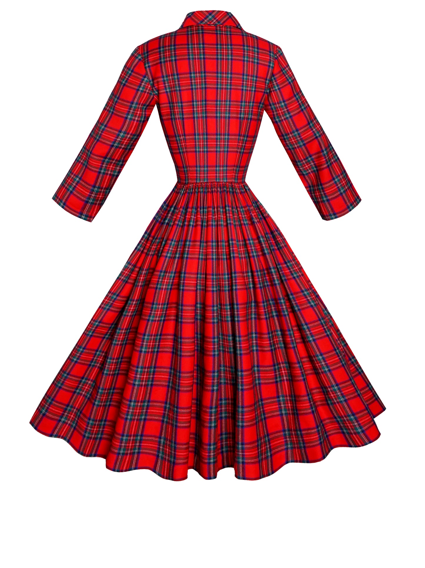 MTO - Natalie Dress in "Christmas Gone Plaid"