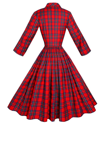 MTO - Natalie Dress in "Christmas Gone Plaid"