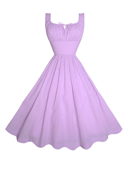 MTO - Michelle Dress "Dotted Swiss" Lavender
