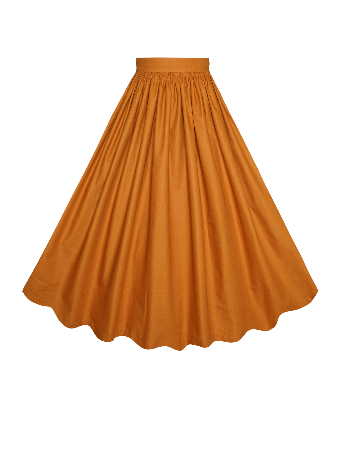 MTO - Lola Skirt Terra Cotta Brown Cotton