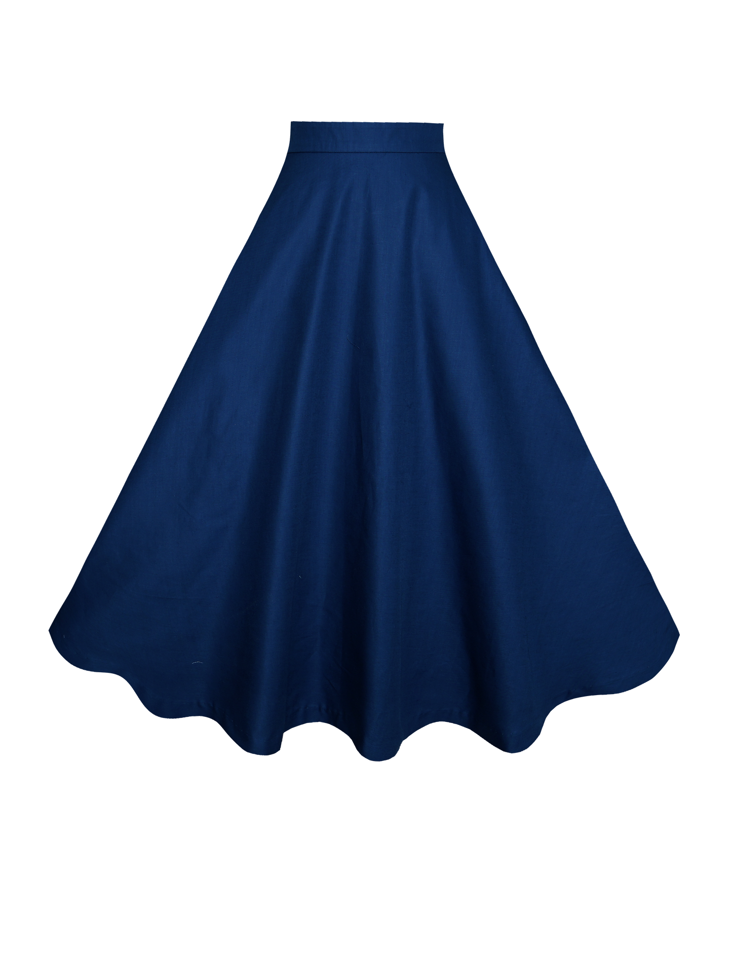 MTO - Lilian Skirt Navy Blue Cotton