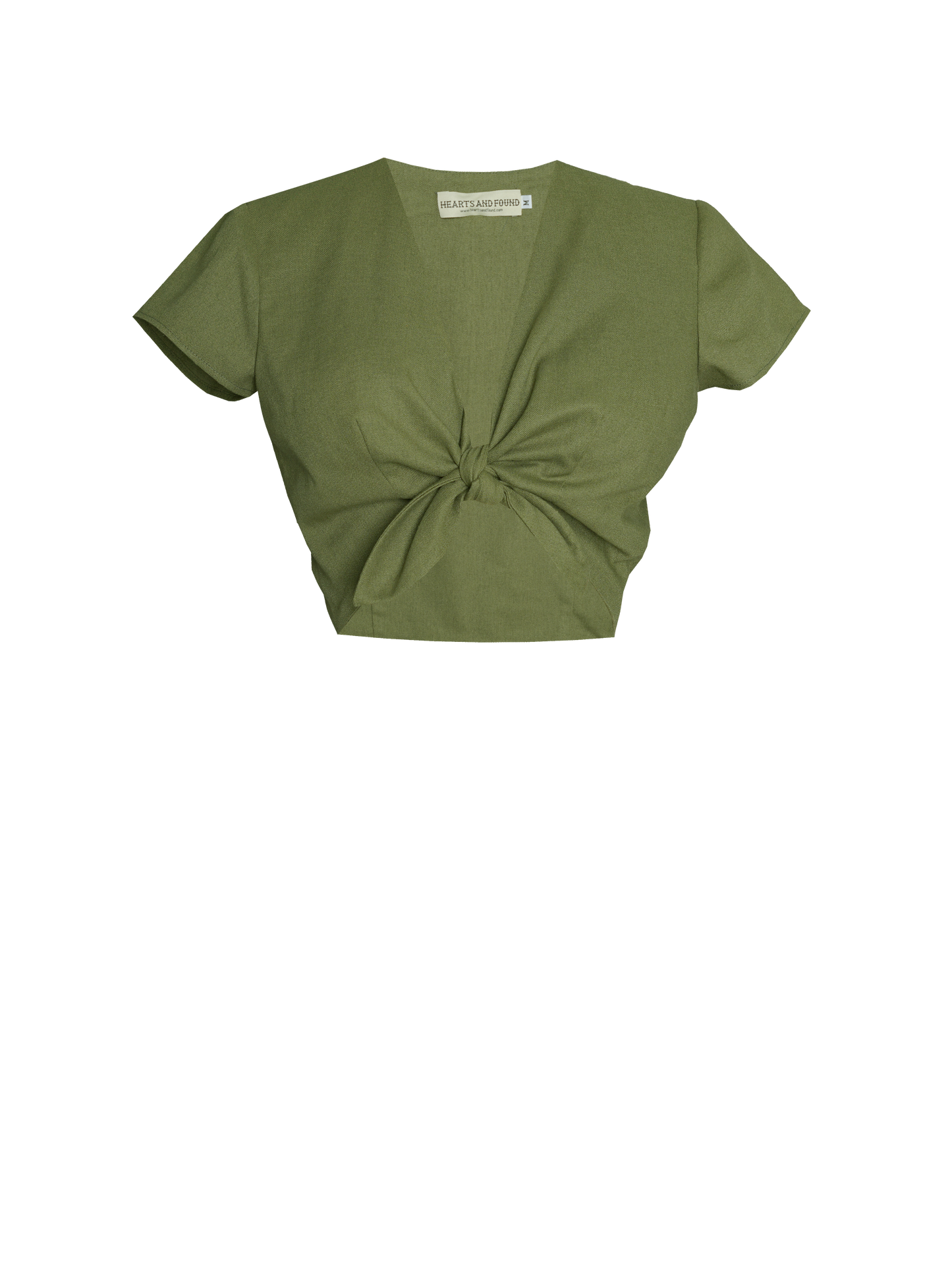 MTO - Joan Top in Hunters Green Linen