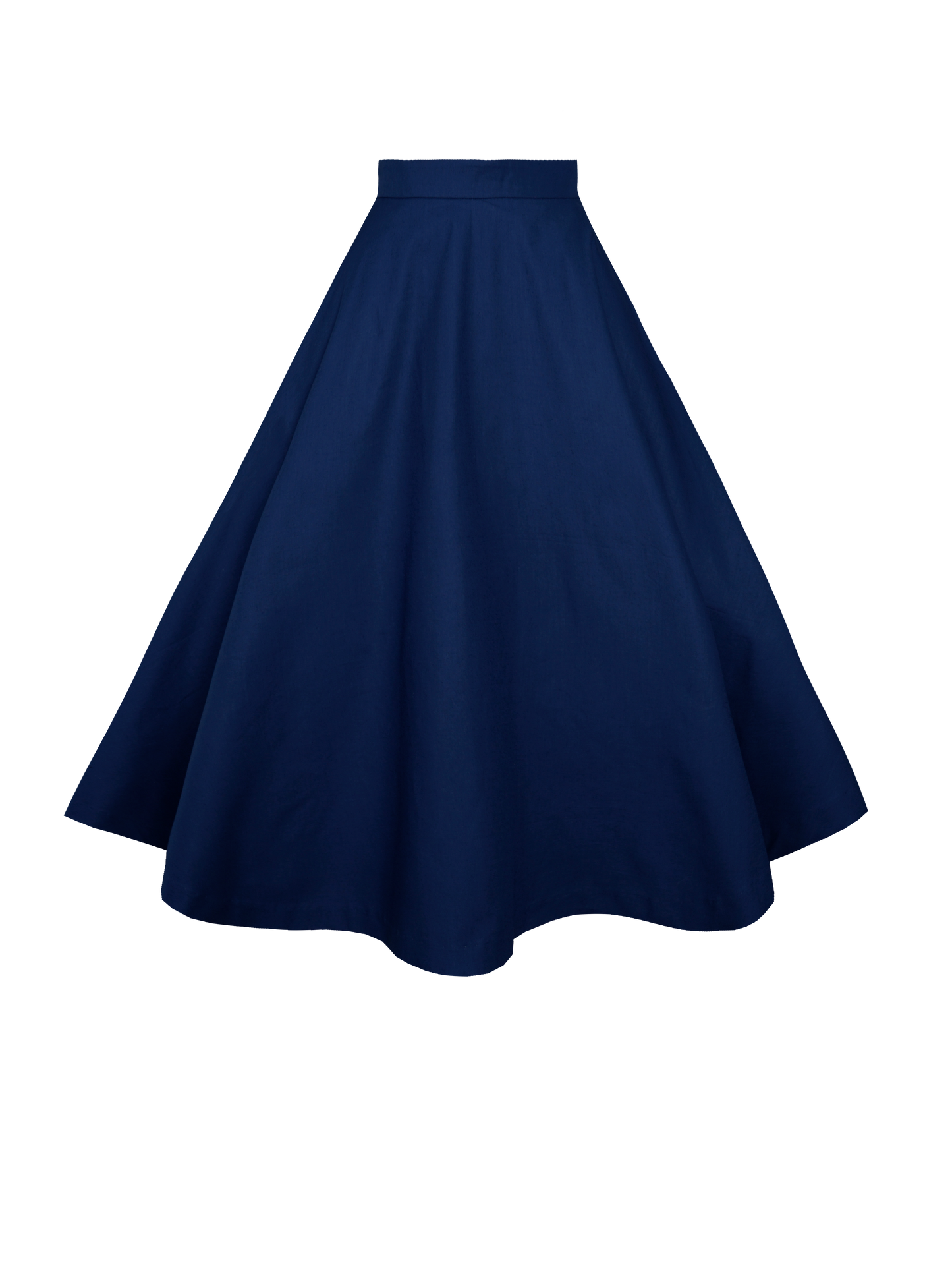 MTO - Lilian Skirt in Indigo Blue Linen
