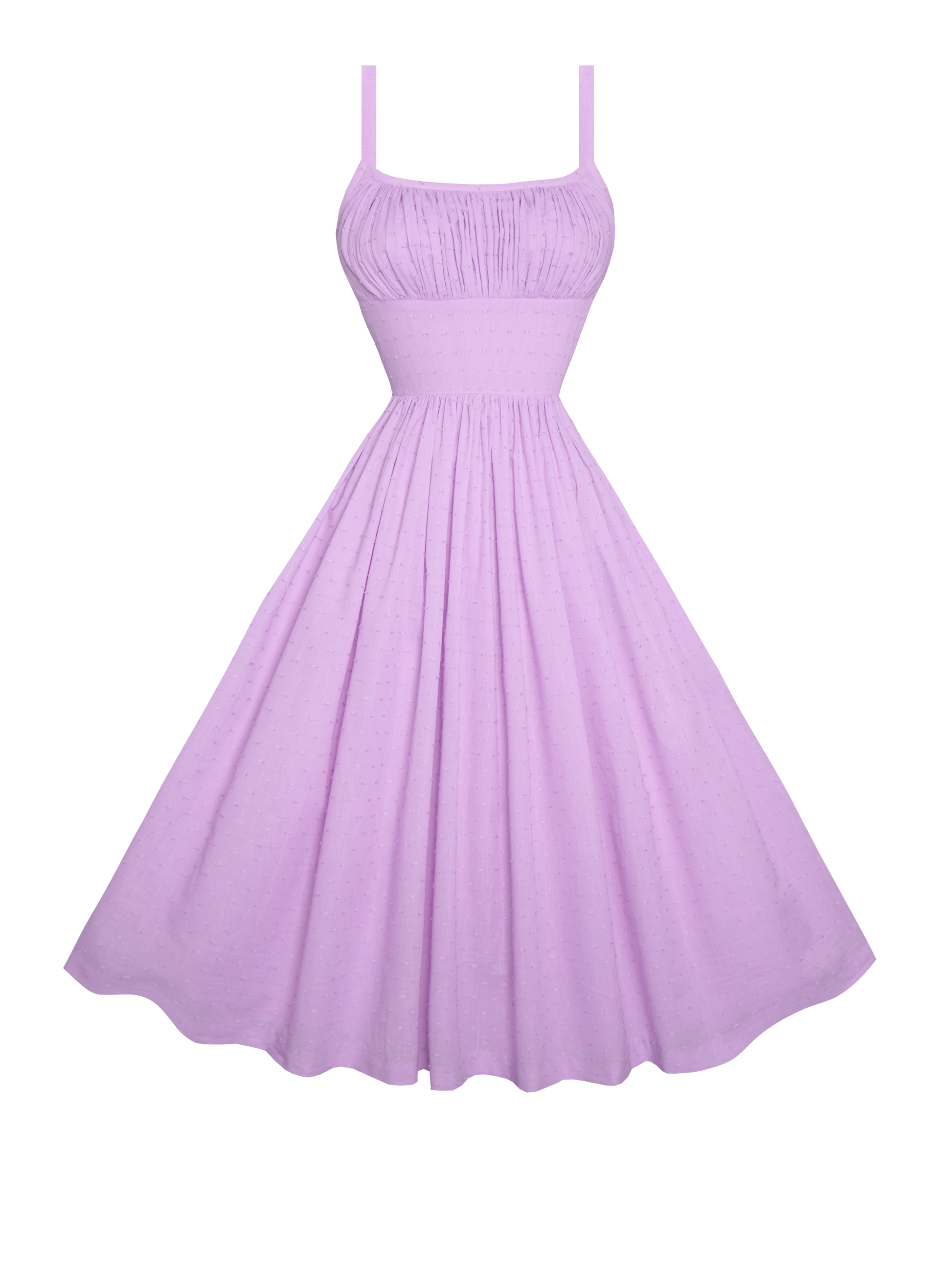 MTO - Grace Dress in "Dotted Swiss" Lavender