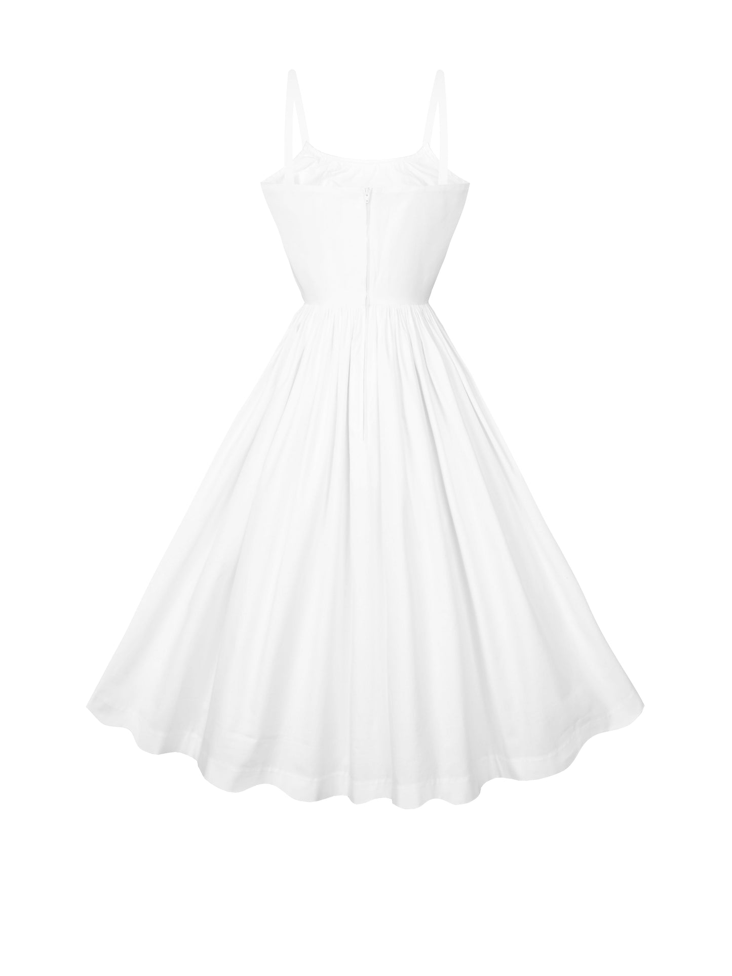 RTS - Grace Dress in White Cotton