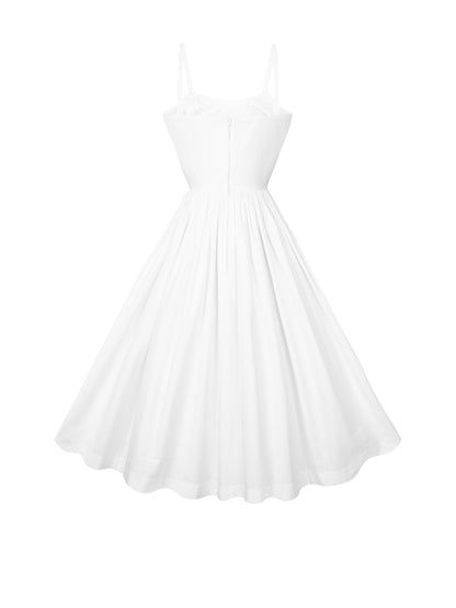 RTS - Grace Dress in White Cotton