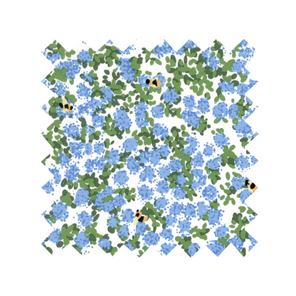 RTS - XS - Mitzi Dress "Beeloved Blooms" Blue