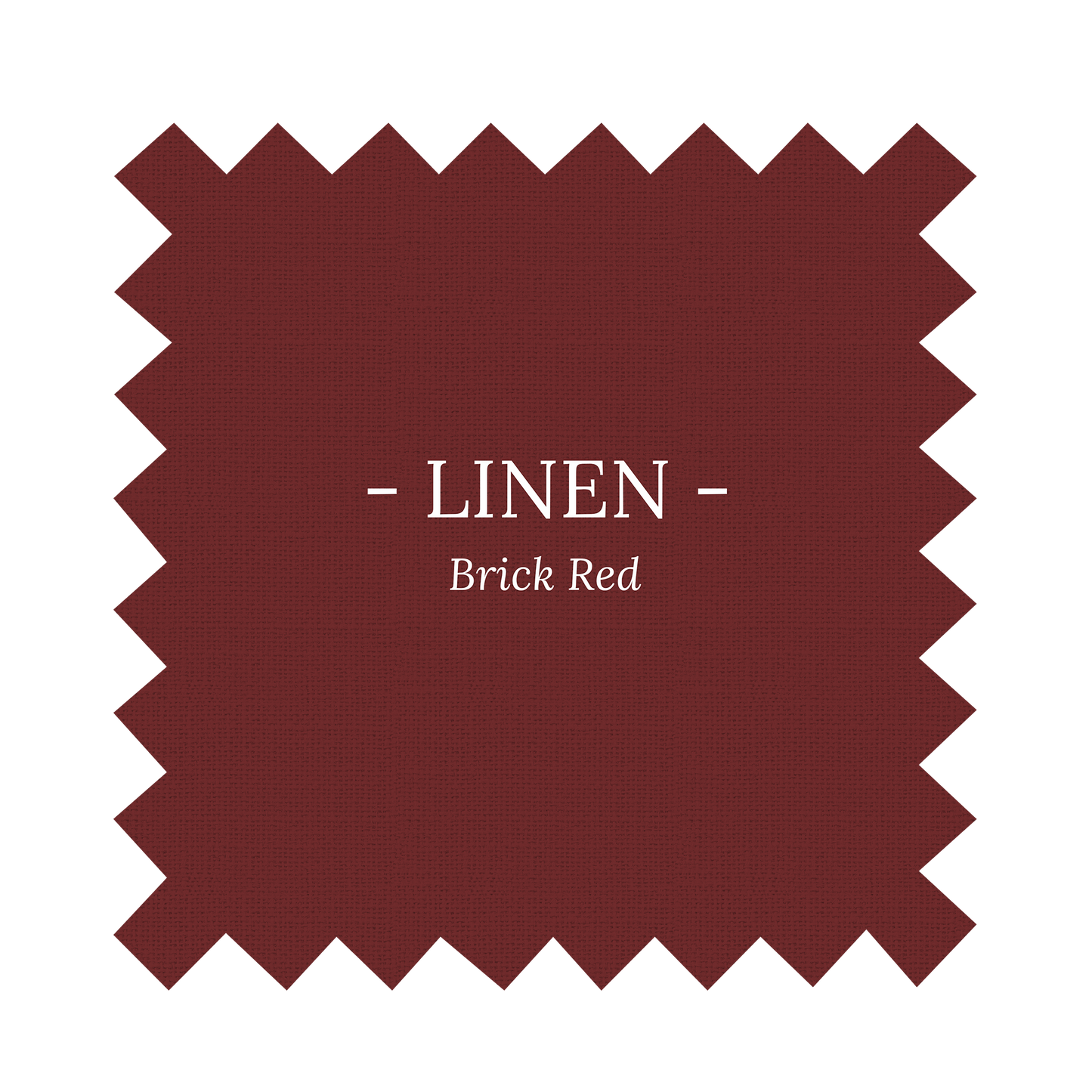 Fabric in Brick Red Linen - By the Yard
