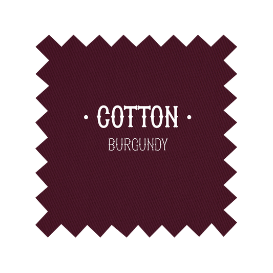 Fabric in Burgundy Cotton - By the Yard