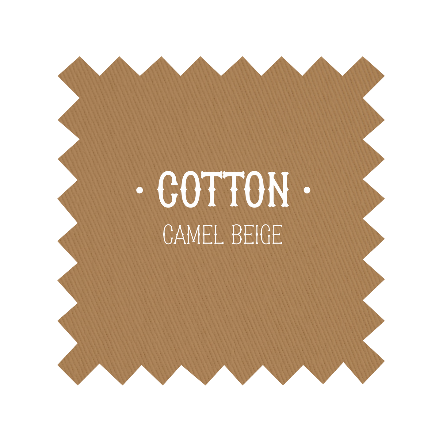 Fabric Camel Beige Cotton - By the Yard