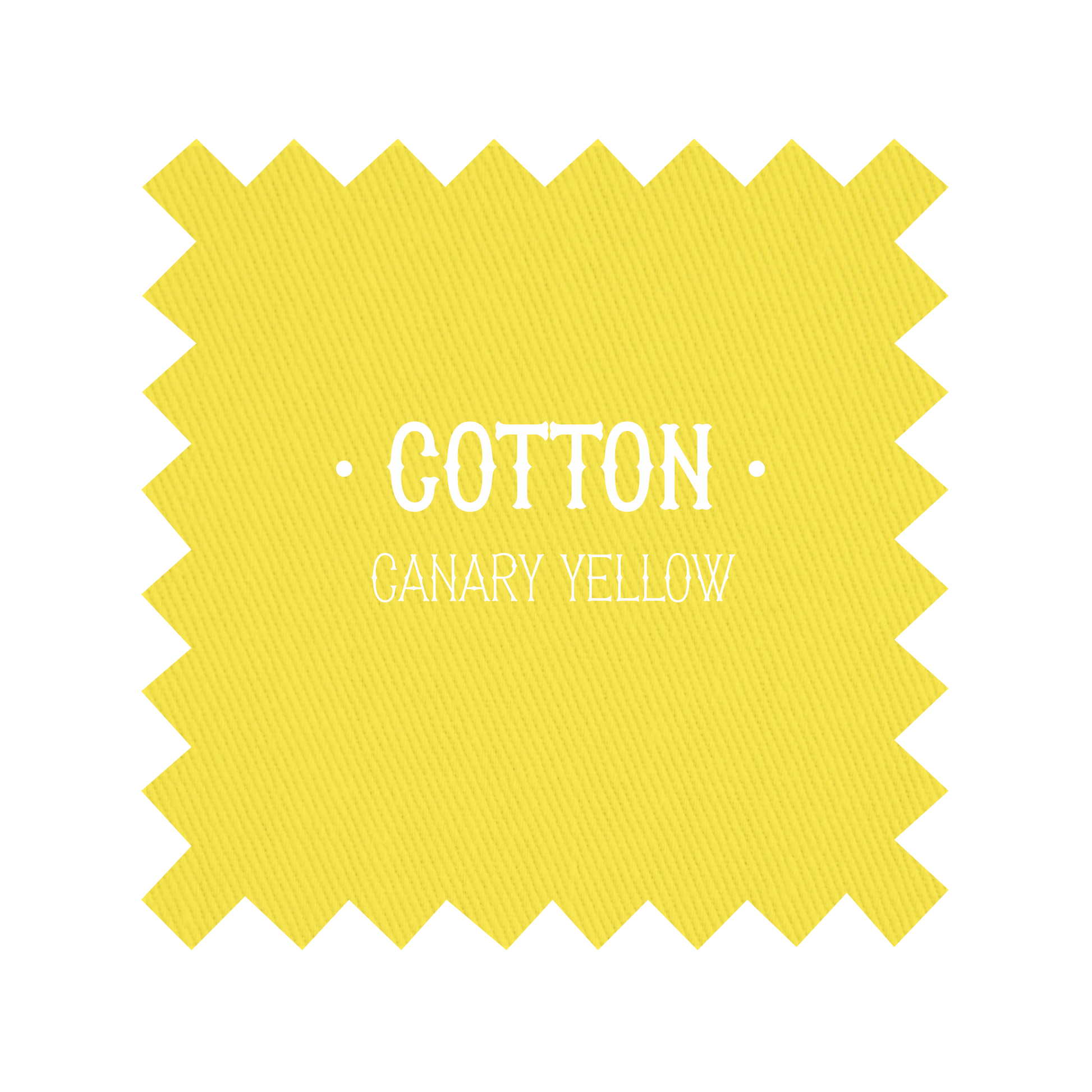 Fabric in Canary Yellow Cotton - By the Yard