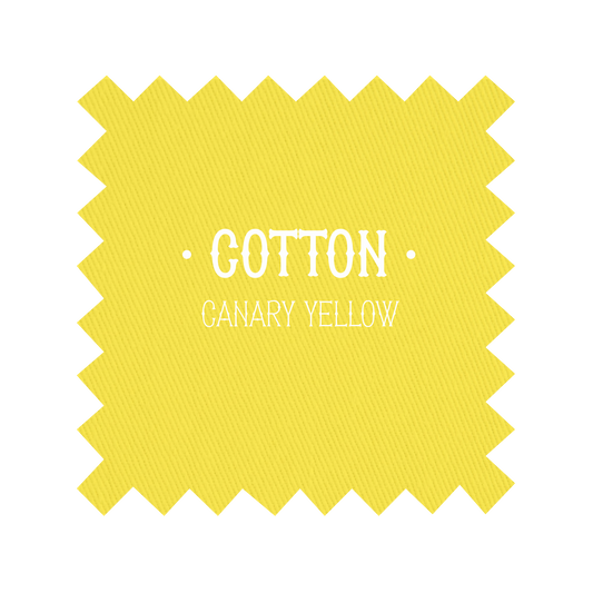 Fabric in Canary Yellow Cotton - By the Yard