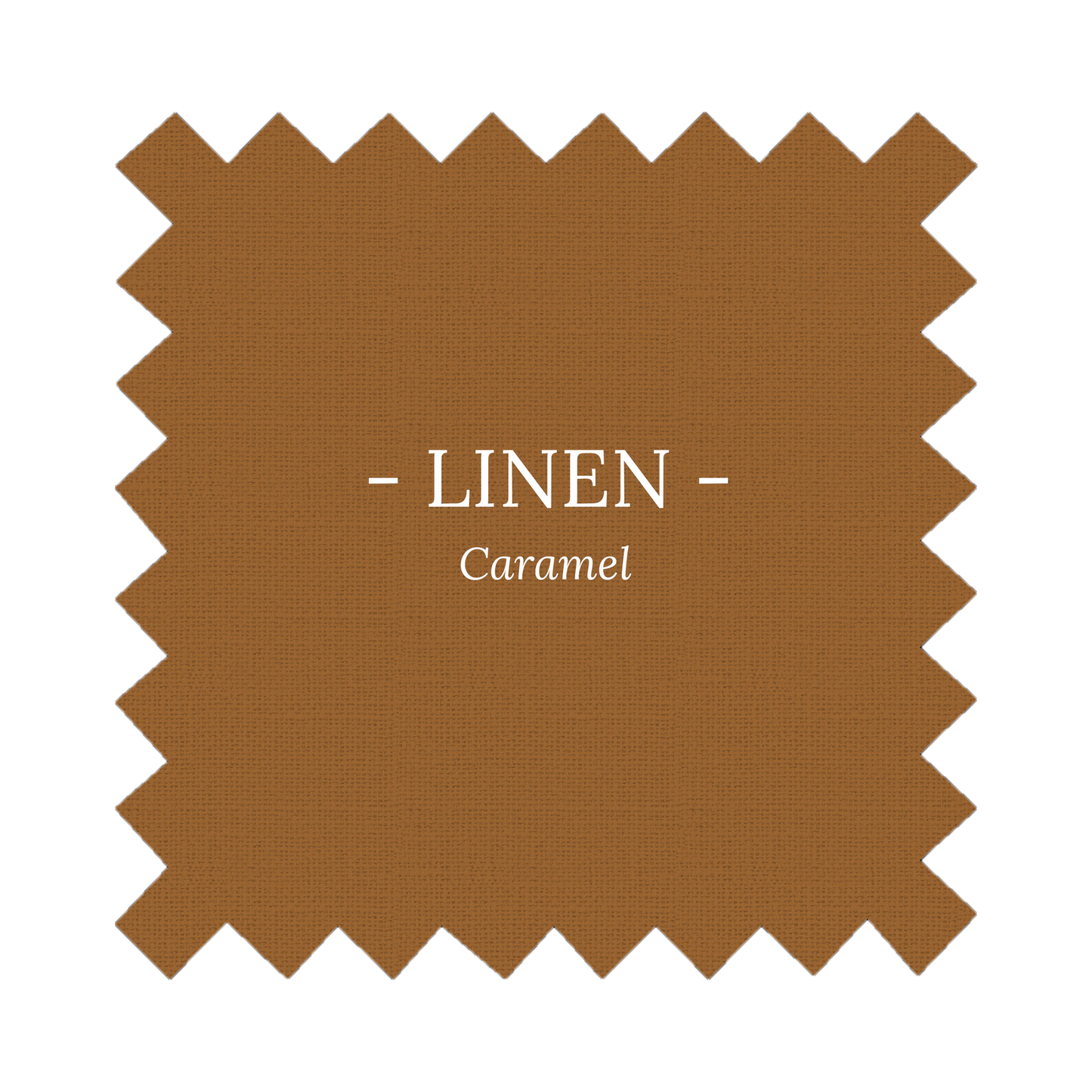 Fabric in Caramel Linen - By the Yard
