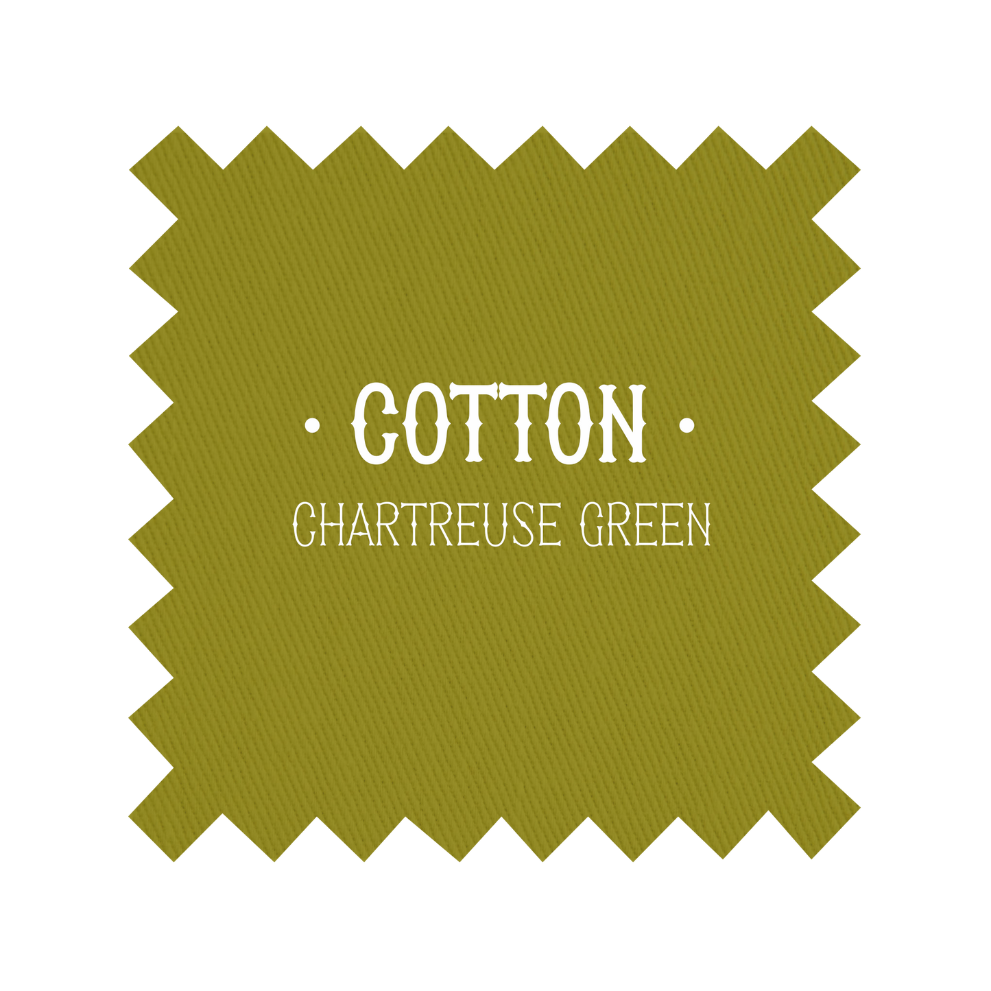 Fabric Chartreuse Green Cotton - By the Yard