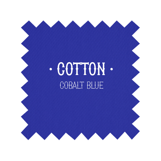 Fabric in Cobalt Blue Cotton - By the Yard