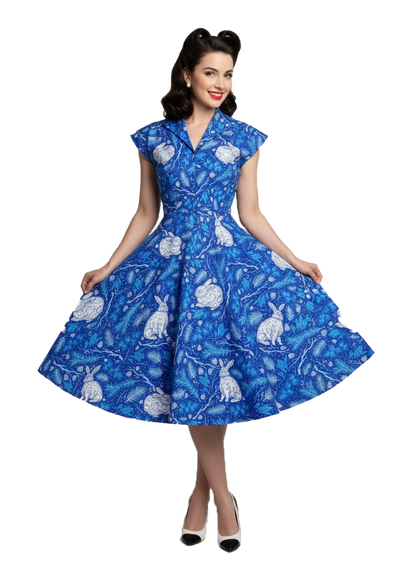 MTO - Doris Dress "Snow Bunny"