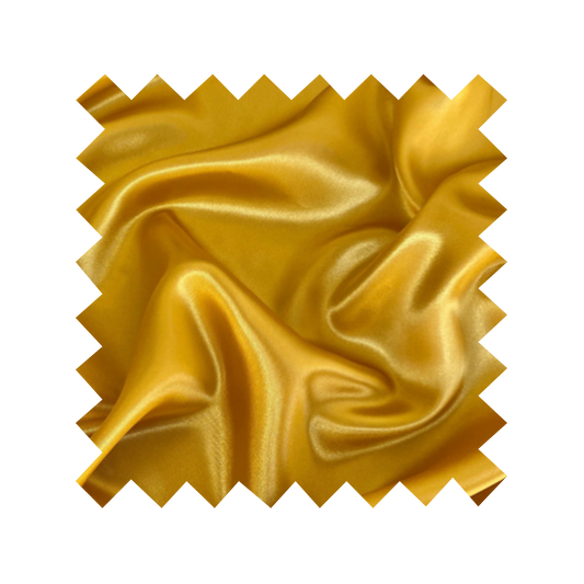 Fabric Golden Yellow Satin - By the Yard