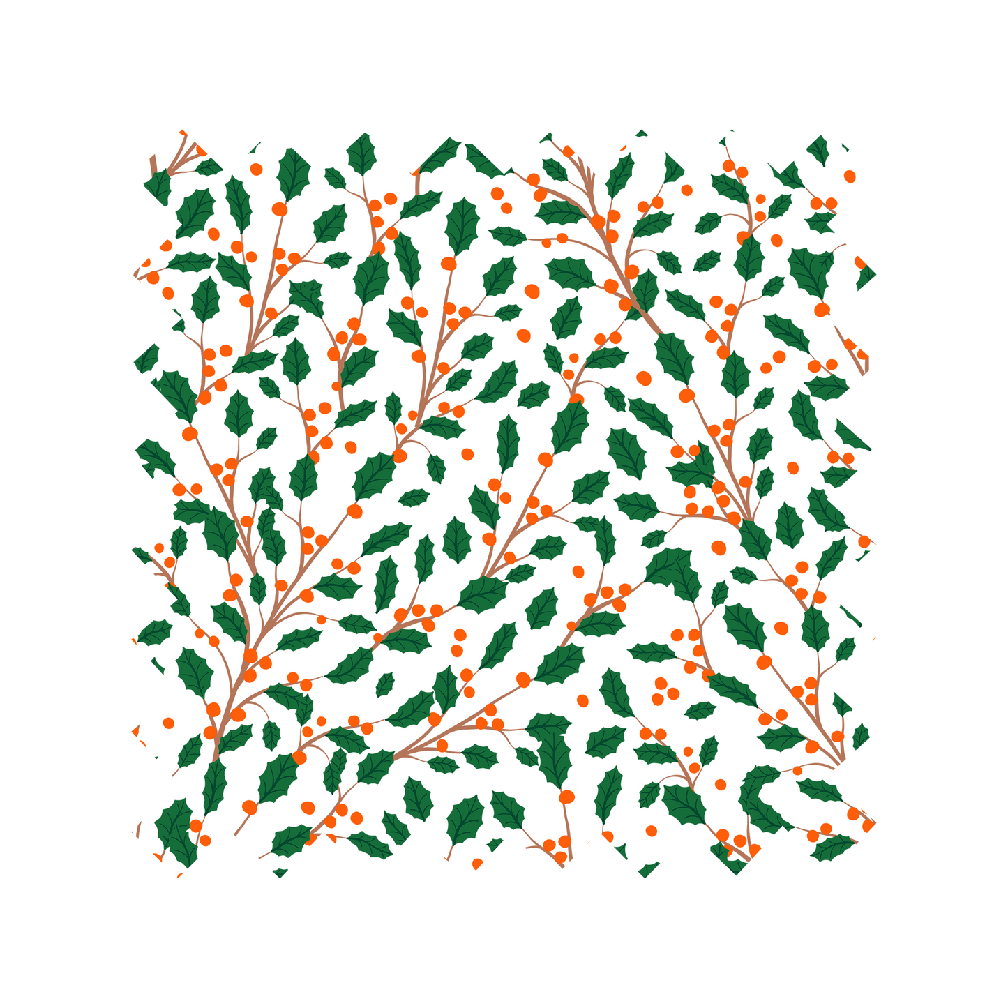 MTO - Sydney Dress in "Holly Jolly"