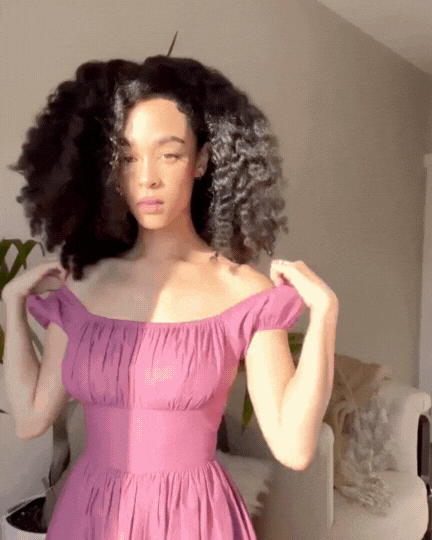 MTO - Loretta Dress in Mauve Rose Cotton