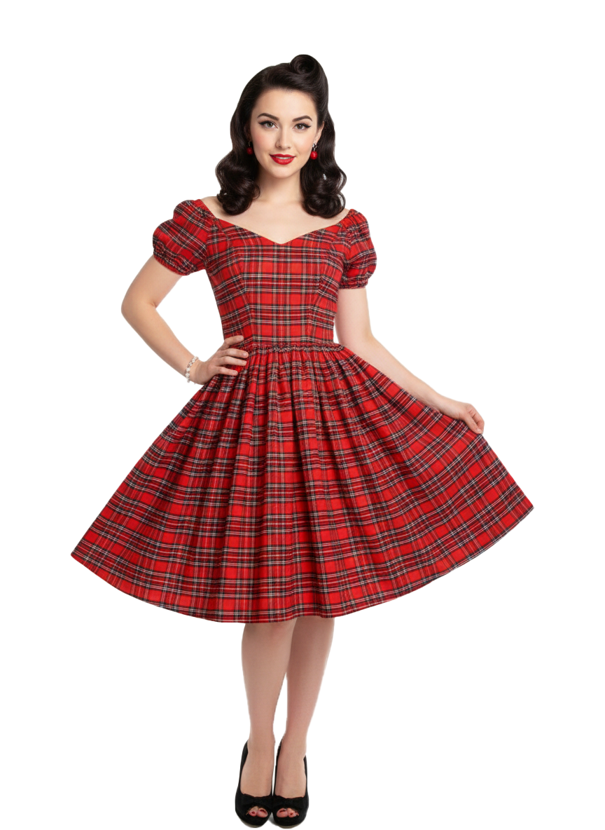 MTO - Margaret Dress in "Christmas Gone Plaid"