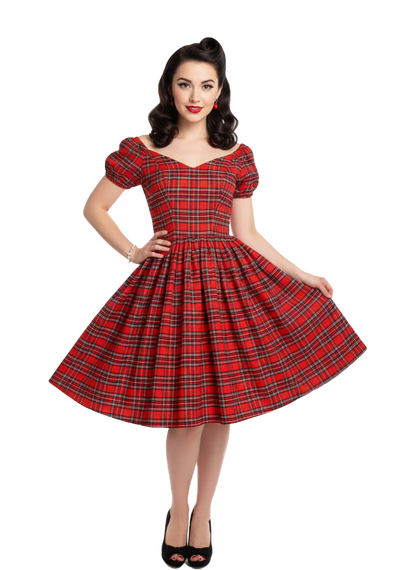 MTO - Margaret Dress in "Christmas Gone Plaid"