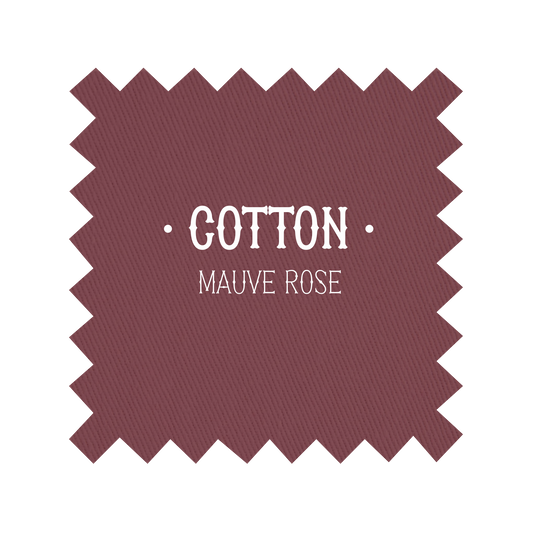 Fabric in Mauve Rose Cotton - By the Yard