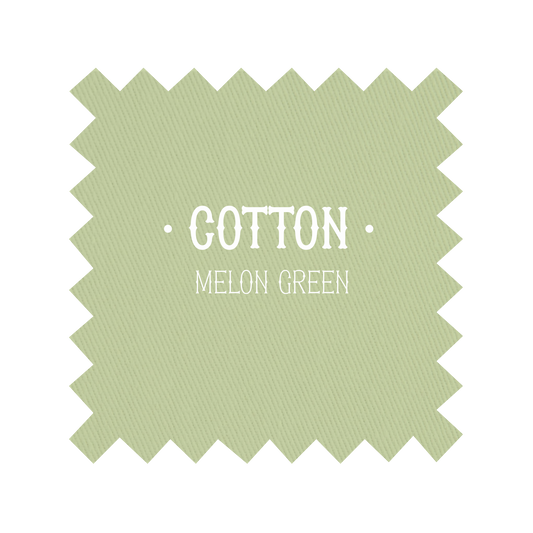 Fabric in Melon Green Cotton - By the Yard