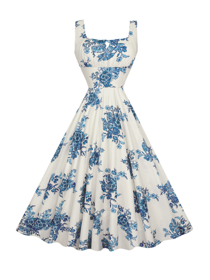 RTS - S - Michelle Dress "Bleu de Fleur"