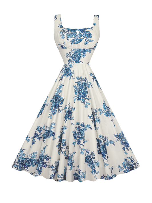 RTS - S - Michelle Dress "Bleu de Fleur"