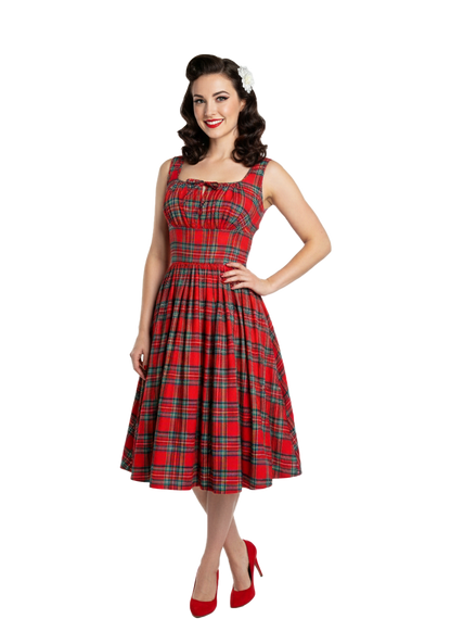 MTO - Michelle Dress "Christmas Gone Plaid"