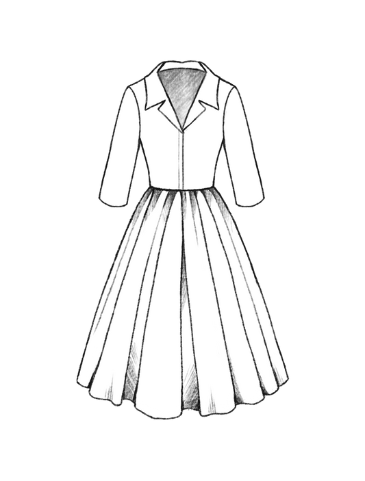 RTS - S - Natalie Dress "Windsor Plaid"