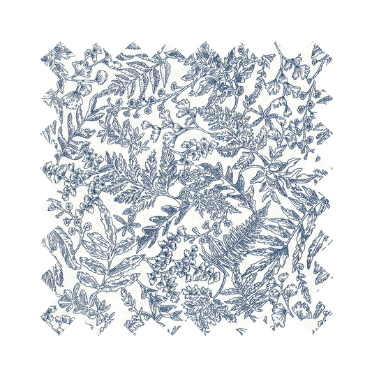 Fabric "French Countryside" Navy Blue - by the yard