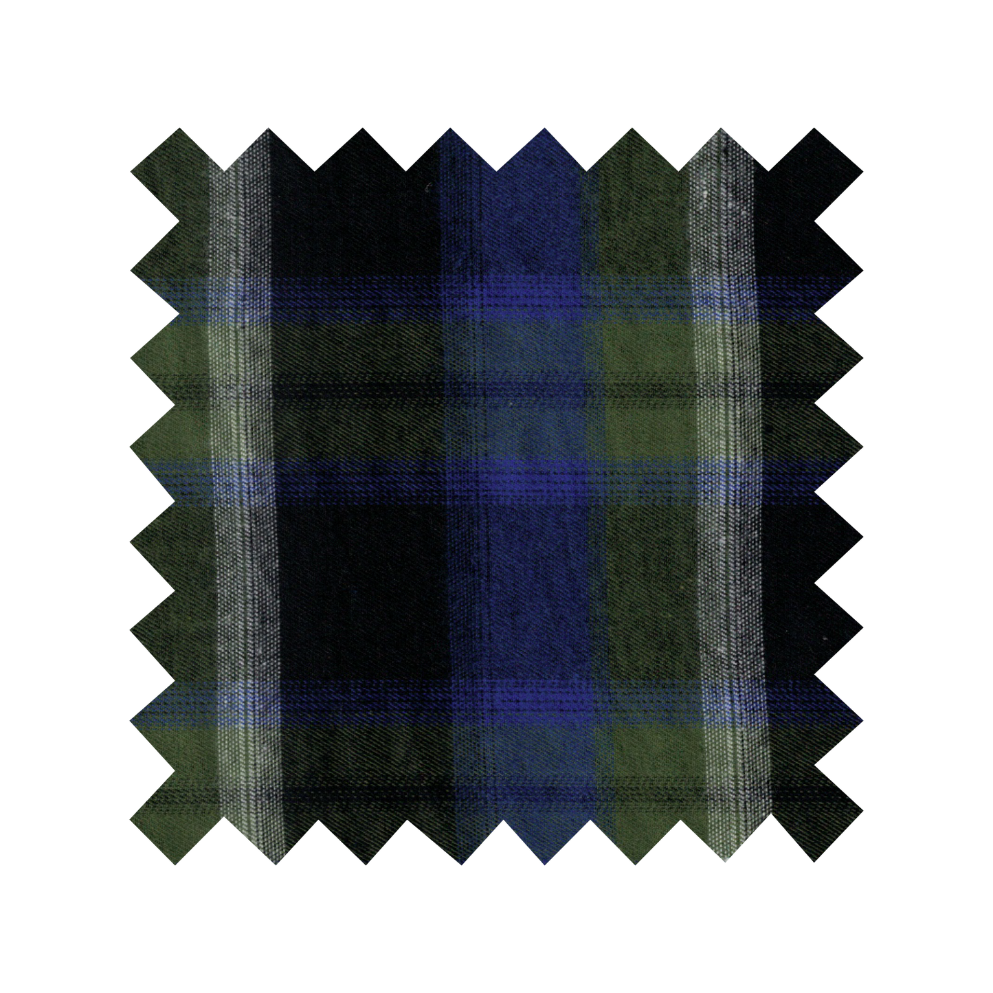 Fabric "Peacock Plaid" - By the Yard