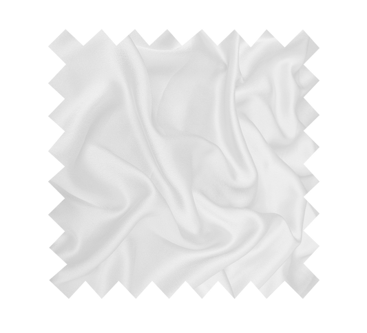 Fabric Pearl White Satin - By the Yard