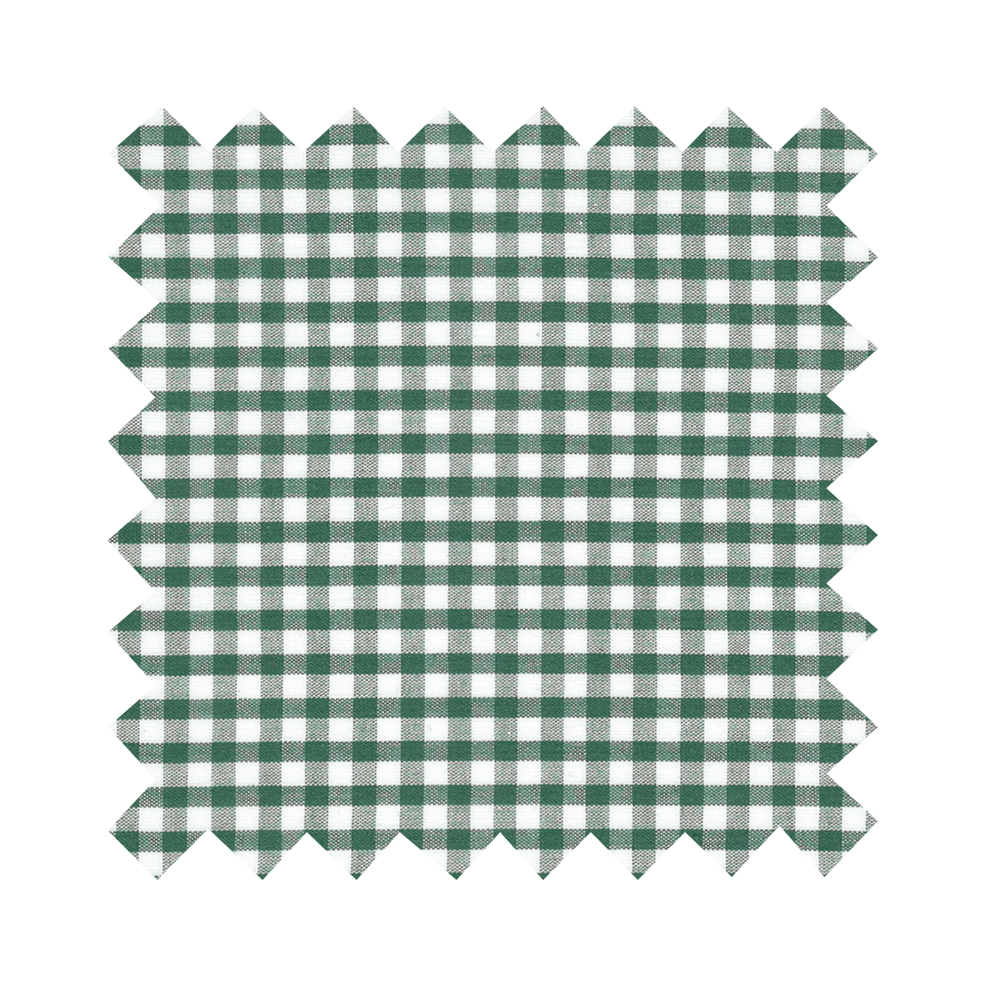 RTS - S - Ginger Top Pine Green Gingham - Small Checks