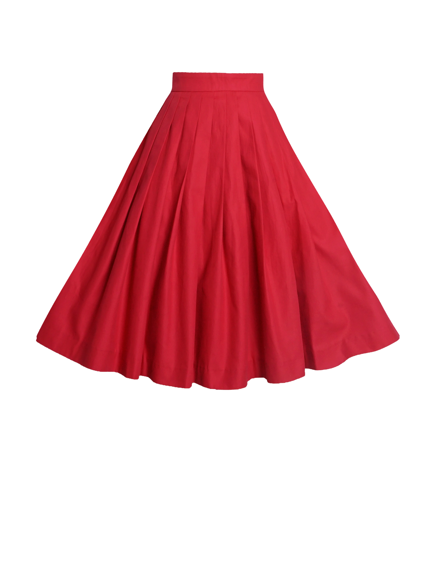 RTS - S - Ruby Skirt Cardinal Red Cotton