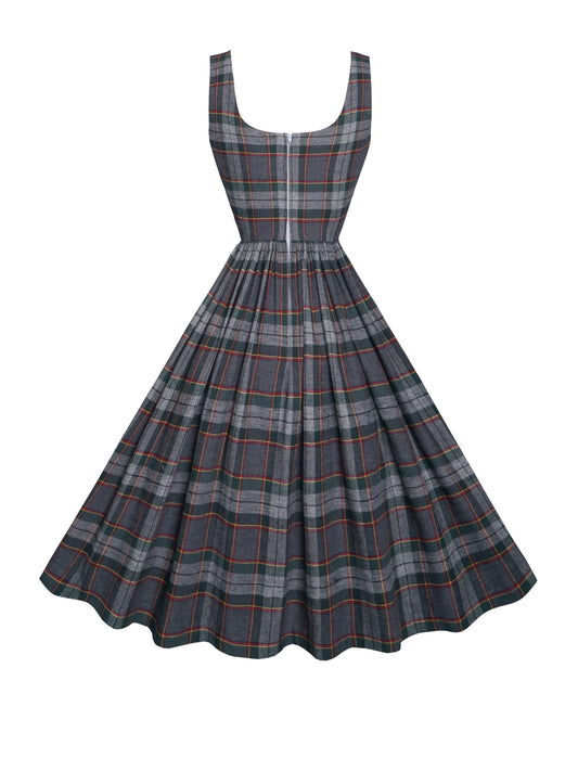 RTS - S - Emily Dress "Denman Plaid"