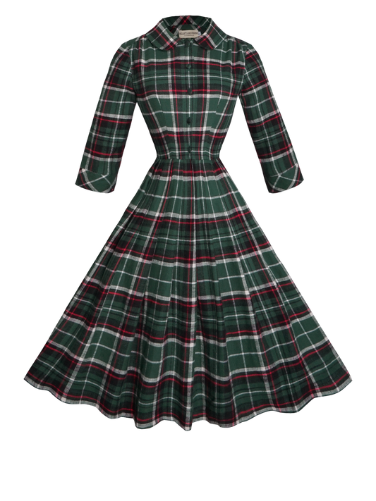 RTS - Size S - Wendy Dress "Norwich Plaid"