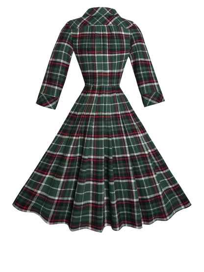RTS - Size S - Wendy Dress "Norwich Plaid"
