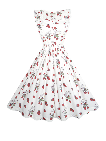 RTS - S - Alice Dress "Strawberry Picking Season"