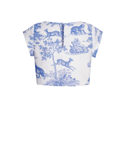 RTS - S - Emma Top "Safari Toile"