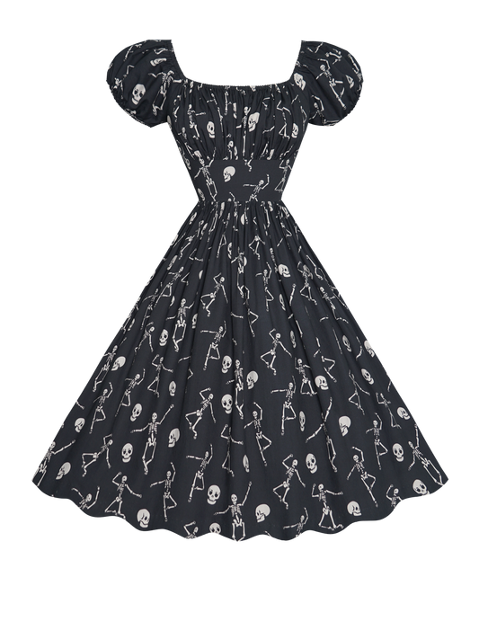 MTO - Loretta Dress "Skeletal Symphony"