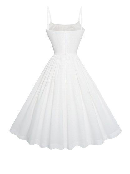 RTS - S - Grace Dress "Prim and Pepper" Pink Dotted Swiss
