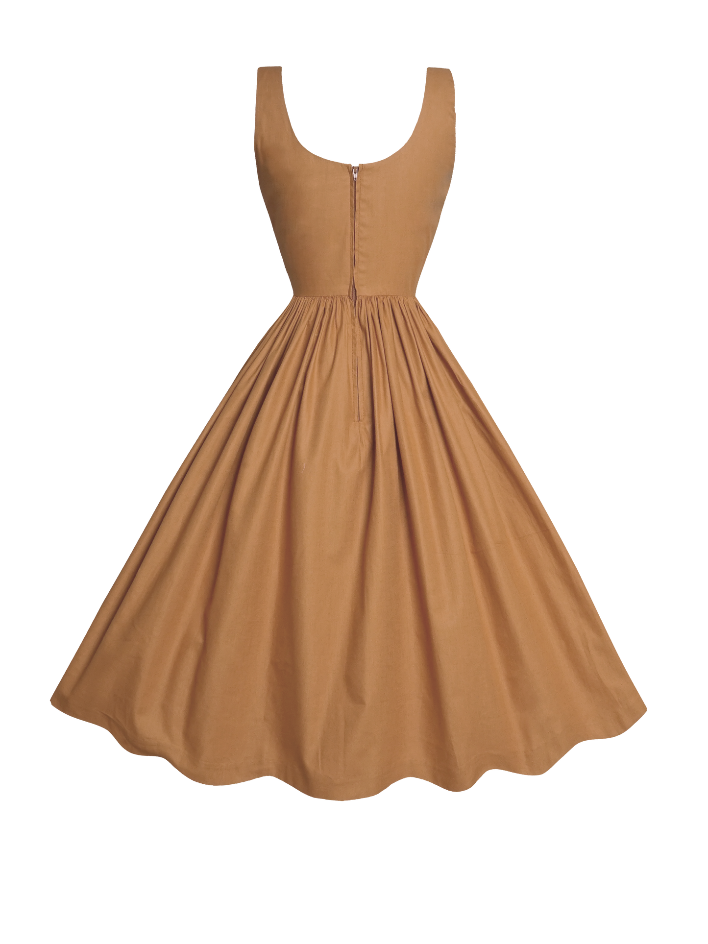 RTS - XL - Emily Dress Caramel Linen