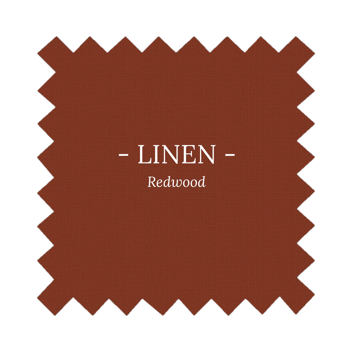 Fabric in Redwood Linen - By the Yard