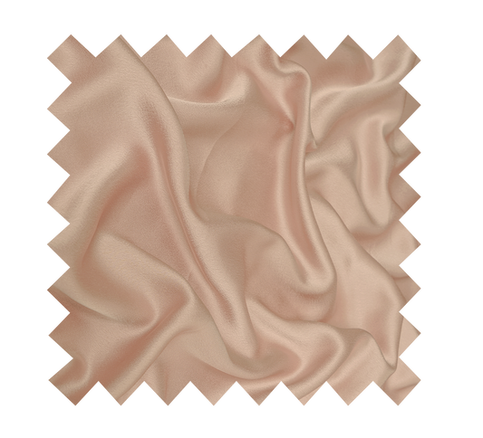Fabric Rosegold Satin - By the Yard