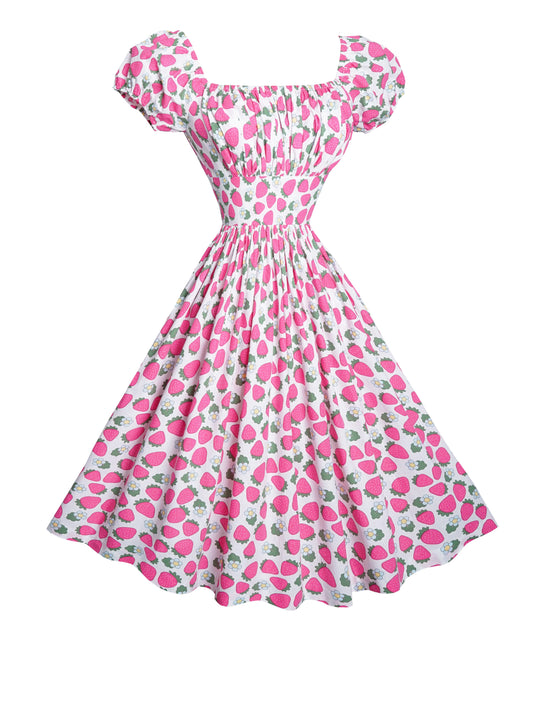 RTS - Size S - Loretta Dress Strawberry Shortcake
